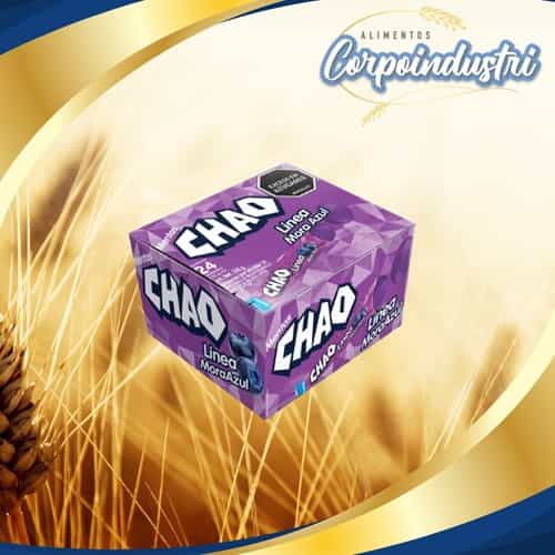 CARAMELO CHAO EN LINEA 1 CAJITA 24 PAQ - Confiteria en Corpoindustri