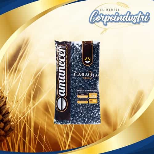 CARAOTAS NEGRAS AMANECER 20 UND 400GR - Viveres en Corpoindustri