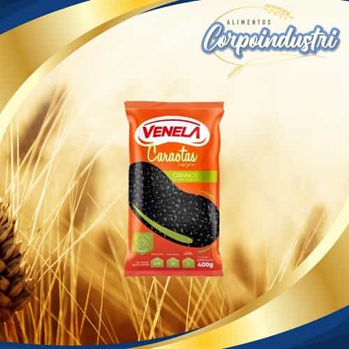 CARAOTAS NEGRAS VENELA 24 UND 400GR - Viveres en Corpoindustri