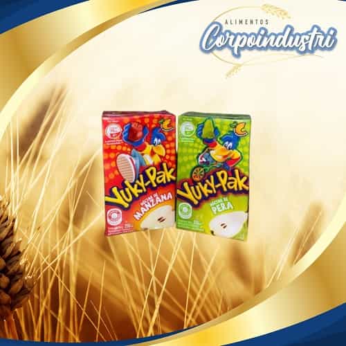 JUGOS YUKY-PACK SURTIDO 24 UND 250ML - Viveres en Corpoindustri