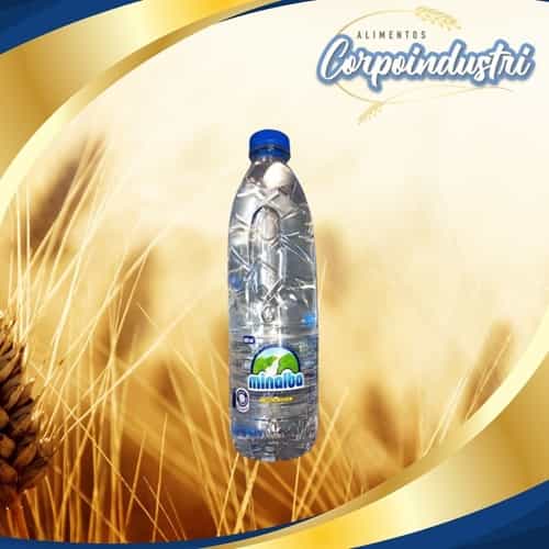 AGUA MINERAL MINALBA 24 UND 600ML - Viveres en Corpoindustri