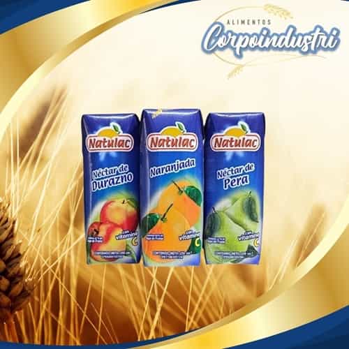 JUGOS NATULAC SURTIDOS 24 UND 250ML - Viveres en Corpoindustri