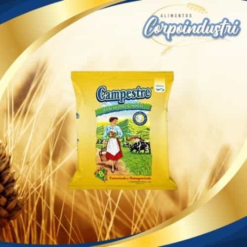LECHE EN POLVO CAMPESTRE 24 UND 400GR - Viveres en Corpoindustri
