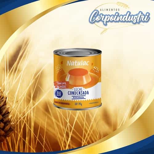 LECHE CONDENSADA NATULAC (LATA) 24 UND - Viveres en Corpoindustri
