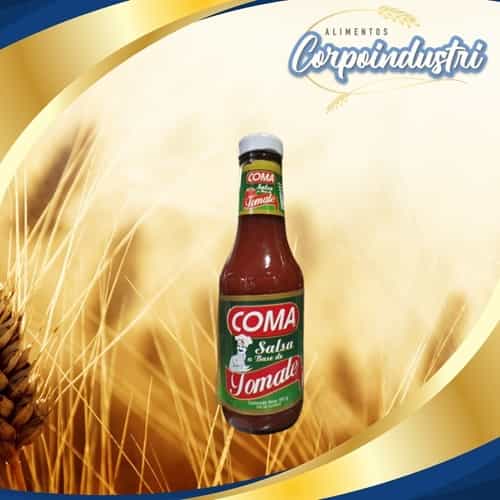SALSA A BASE TOMATE COMA 24 UND 397GR - Viveres en Corpoindustri