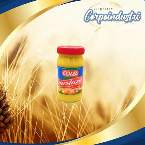 MOSTAZA COMA 24 UND 200GR - Viveres en Corpoindustri
