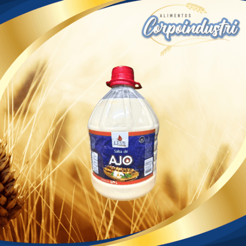 GALON SALSA LEMI AJO 1 UND 3.7LTRS - Viveres en Corpoindustri