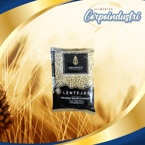 LENTEJAS GRAVENCA 20 UND 400GR - Viveres en Corpoindustri