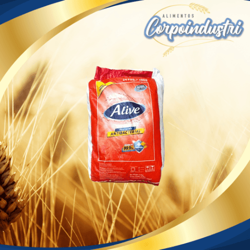 JABON EN POLVO ALIVE NARANJA 24X400GR - Limpieza en Corpoindustri