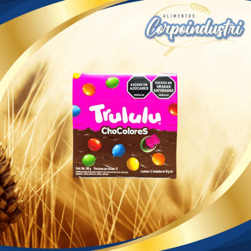 GOMITAS TRULULU CHOCOSABORES 1 DISPLAY - Confiteria en Corpoindustri