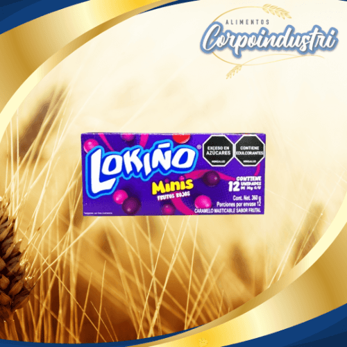 CARAMELO LOKIÑO MINI 1 CAJITA 12 UND - Confiteria en Corpoindustri