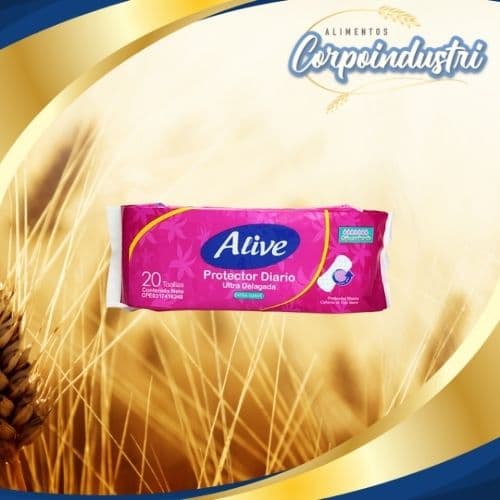 PROTECTORES DIARIOS ALIVE 20 PAQ 20 UND - Perfumeria en Corpoindustri