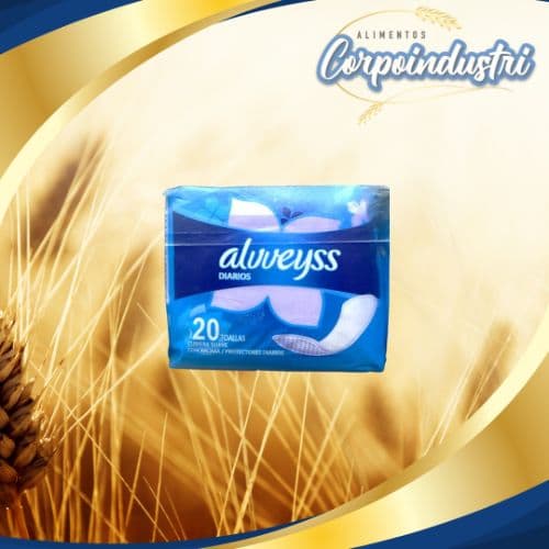 PROTECTORES DIARIOS ALWEYSS  48 PAQ X 20