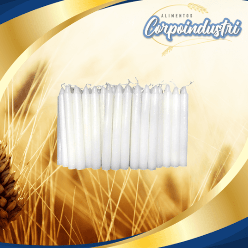 VELAS BLANCAS 1 CAJA 80 UND