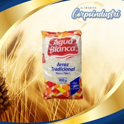 ARROZ AGUA BLANCA BS 24 UND 900GR