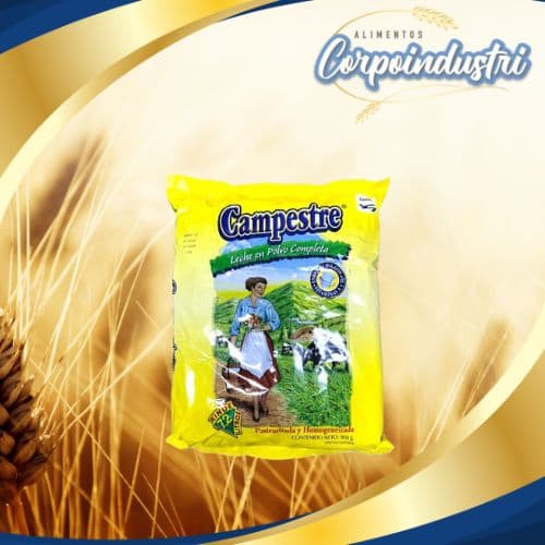 LECHE EN POLVO CAMPESTRE 12 UND 900GR