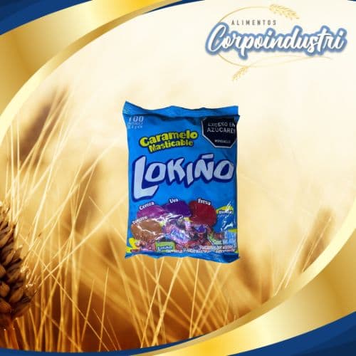 CARAMELO LOKIÑO BS 1 PAQ 100 UND