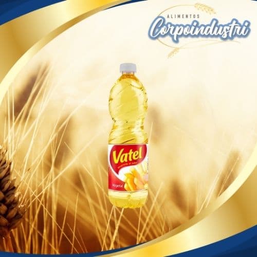 ACEITE VEGETAL VATEL 12 UND 1LT - Viveres en Corpoindustri