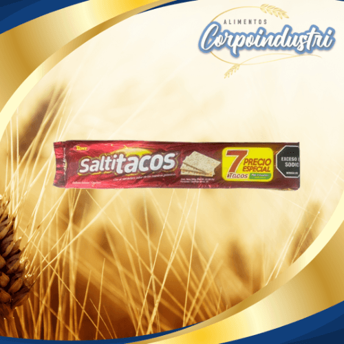 GALLETA SALTITACOS 24 PAQ 7 TACOS