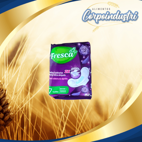 TOALLAS SANITARIA FRESCA NCHE 24UD 7 PAQ