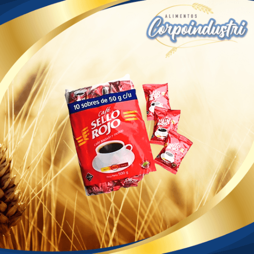 CAFE SELLO ROJO 6 BOLSA 10 UND 40GR