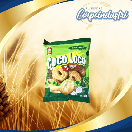 GALLETA COCO LOCO 48 UND 90GR