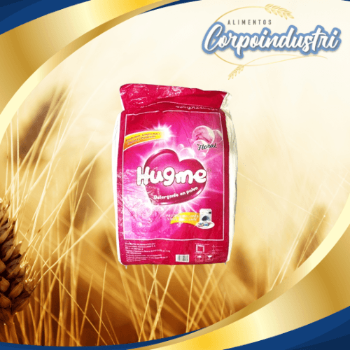 JABON EN POLVO HUGME ROSADO 12 UND 900GR