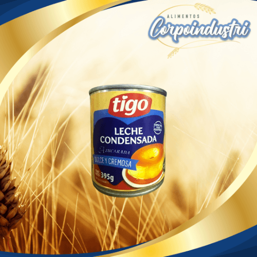 LECHE CONDENSADA TIGO 24 UND 395GR