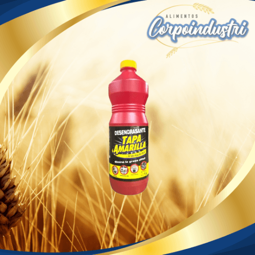 DESENGRASANTE TAPA AMARILLA 12 UND 1LT - Limpieza en Corpoindustri