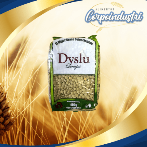 LENTEJAS DYSLU 24 UND 400GR - Viveres en Corpoindustri