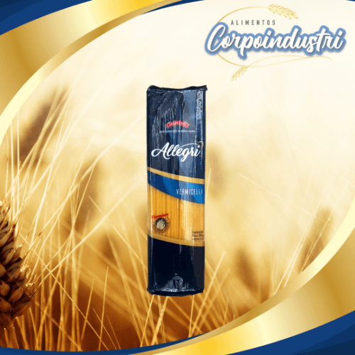 PASTA LARGA ALLEGRI VERMI 12 UND 500GR