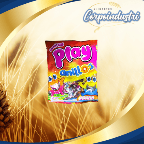 GOMITAS PLAY ANILLO 1 PAQ 50 UND