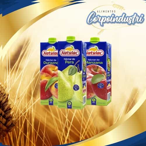 JUGOS NATULAC SURT CARTON 12 UND 1LT - Viveres en Corpoindustri