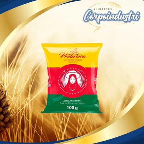 CAFE LA PROTECTORA 50 UND 100GR - Viveres en Corpoindustri