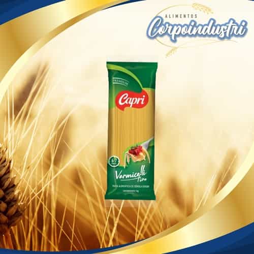 PASTA LARGA CAPRI VERDE VERMI 12 UND 1KG - Viveres en Corpoindustri