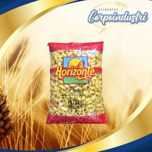 PASTA CORTA HORIZONTE CODO 12 UND 1KG - Viveres en Corpoindustri