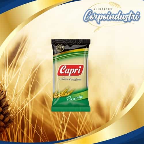 PASTA PARA PASTICHO CAPRI 12 UND 250GR - Viveres en Corpoindustri