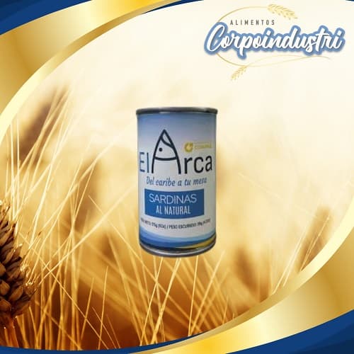 SARDINA EL ARCA EN VEGETAL 24 UND 170GR - Viveres en Corpoindustri