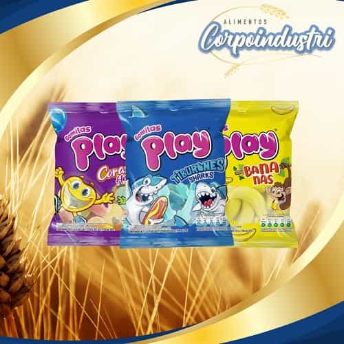 GOMITAS PLAY SURTIDAS 24 PAQ 55GR - Confiteria en Corpoindustri