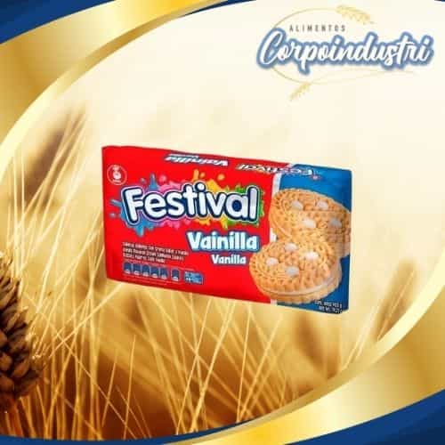 GALLETA FESTIVAL C/S 1 PAQ 12 UND - Confiteria en Corpoindustri