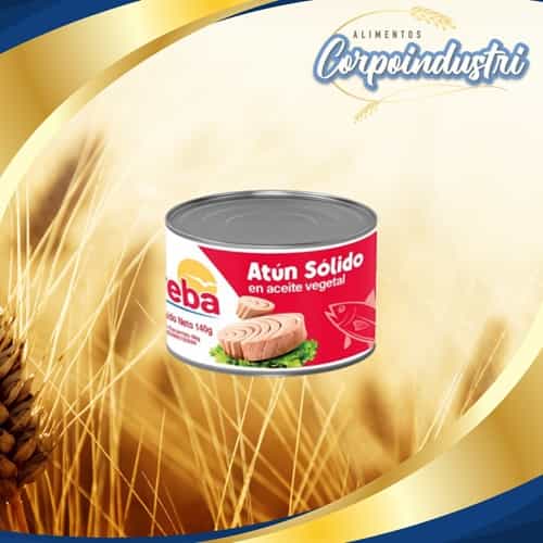 ATUN EVEBA EN ACEITE 24 UND 140GR - Viveres en Corpoindustri