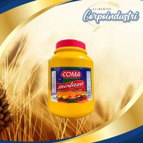 GALON MOSTAZA COMA 1 UND 4KG - Viveres en Corpoindustri