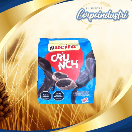 GALLETA NUCITA CRUNCH 18 UND 120GR - Confiteria en Corpoindustri