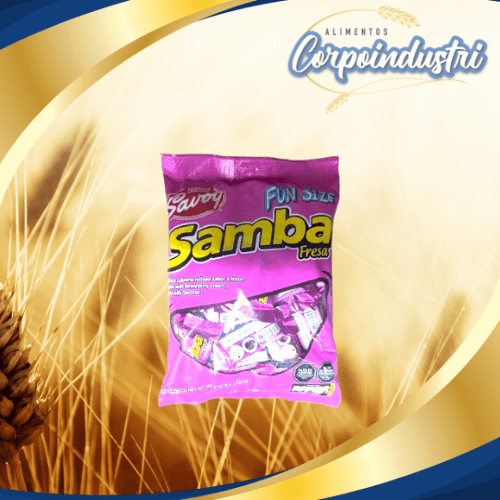 SAMBA FUN SIZE NACIONAL 1 BOLSA 560GR - Confiteria en Corpoindustri