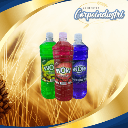 DESINFECTANTE SURTIDOS WOW 12 UND 1LT - Limpieza en Corpoindustri